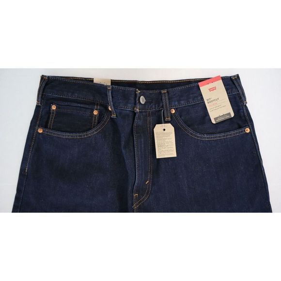 Levi's 517 Men’s Sz 36X30 Dark Wash Blue Bootcut Jeans $70 - Picture 4 of 8